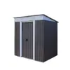 Cobertizo de almacenamiento para patio pequeño, Cabaña móvil desmontable, Casa sencilla, Cobertizo de herramientas para exteriores, Cuarto de almacenamiento en el patio, Casa de balcón