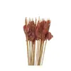 Brochetas pequeñas al por mayor para barbacoa de mercado nocturno, selección completa de brochetas calientes y frías, brochetas fritas, productos semiacabados, pollo Bobo y brochetas de cordero
