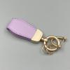 Mini Pingente de Chaveiro de Pele de Cordeiro Francesa, Chaveiro Personalizado para Casal, Pingente Colorido Curto e Fofo para Bolsa