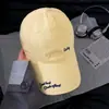Gorra de Béisbol Suave con Bordado de Letra Simple para Mujer Estilo Nuevo de Principios de Otoño Visera Ancha Visera de Mayor Profundidad