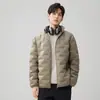 90% Plumón de Pato Otoño/Invierno 2026 Nueva Chaqueta de Plumón para Hombre Ligera Blanca de Plumón de Pato Chaqueta con Cuello Alto Moda