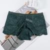 Roupa íntima sexy transfronteiriça feminina charmosa de renda quente transparente cintura baixa algodão entrepernas shorts de senhora cabeça