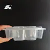 Kaitian caja de almuerzo desechable redonda de 1000 ml caja de embalaje para llevar caja de embalaje para llevar dos tres cuatro cinco
