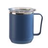 Taza Antiescaldado de Gran Capacidad de Acero Inoxidable 304, Diseño Sencillo para Estudiantes y Trabajadores de Oficina, Taza de Café Aislada con un Toque de Lujo Ligero y de Alta Gama