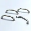 Espaciado de Agujeros 64 Mango de Aleación de Zinc Cepillado Bicolor Manija para Puerta de Gabinete Armario Manija de Ferretería Simple Manija de Cajón Venta al por Mayor