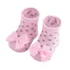 [Novo Produto] Meias de Verão para Meninas Meias de Renda Vazada para Bebês Meninas Meias de Renda Vazada com Laço para Bebês Cruzadas Finas