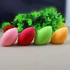 Venta al por mayor del fabricante Esponja de Maquillaje Hidrofílica de Doble Uso Húmedo y Seco No Absorbente de Polvo No Látex Forma de Calabaza Cortada Oblicuamente Gota de Agua para Balón de Rugby