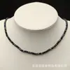 Colar Simples da Moda Transfronteiriço Bola de Vidro Multifacetada Cristal Vermelho Preto Azul Branco Roxo Atacado