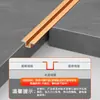 Tira de acabamento em forma de U de liga de alumínio para decoração de teto, tira de pressão com flange em forma de U com ranhura interna, tira de acabamento retrátil para linha da cintura
