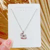 Collar de Nuevo Estilo, Nueva Cadena para el Cuello de Nicho Estilo Francés para Mujer, Sencilla y de Moda, Versátil, Cadena para Clavícula Estilo Celebridad de Internet