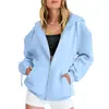 Comercio Exterior Transfronterizo Amazon Aliexpress Sudadera con Capucha Chaqueta Sudadera Casual con Cordón Cremallera Sudadera con Capucha con Bolsillo