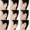 Brincos pequenos de prata 925 esterlina estilo coreano, fofos e únicos para mulheres, simples e criativos, com um design estiloso e versátil, perfeitos para estudantes
