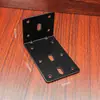 Suporte angular universal ajustável ângulo reto 90 graus suporte de canto suporte de ferro triangular chapa de conexão suporte de placa reforço ferragens