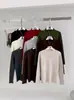 Blusa Base de Tricô Meia-Gola Feminina Outono/Inverno 2026 Nova Macia e Fofa Blusa Base Suéter Feminino