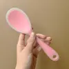 Cuchara para Arroz de Silicona Semitransparente, Cuchara para Arroz de Grado Alimenticio Anti-quemaduras y Resistente a Altas Temperaturas, No Daña el Recipiente Interior, Utensilios de Cocina de Silicona