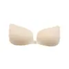 Mulheres Cross-border Strapless Pequeno Peito Grande Almofada de Peito Push-up Invisível Underwear Patch de Seio
