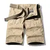 Pantalones Cortos de Trabajo para Hombre Verano Nueva Moda Estampados Lavados Rayados de Seis Puntos Transfronterizos Casuales Pantalones para Hombre