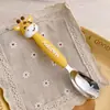 Conjunto de Talheres Infantis Desenho Zootopia em Aço Inoxidável 316L com Colher e Garfo