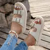 Sandalias Casuales Cómodas de Moda con Suela Gruesa para Mujer de Talla Grande, Nuevas de Verano 2026, Talla Única para la Mayoría