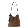 Moda Estilo Coreano Bolso para Madres e Hijos para el Trabajo de Mujer Otoño 2026 Nuevo Gamuza Estampado de Leopardo Temperamento Versátil Elegante Gran Capacidad Individual