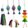 Combinación de juguete para loro de 6 piezas suministros para mascotas loro suministro de AliExpress suministro directo juguetes para pájaros
