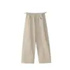 Pantalones Casuales de Corte Limpio Estilo Japonés para Hombre, Moda Urbana Versátiles Holgados de Caída Recta Pierna Ancha Pantalones Deportivos