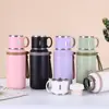 Copo Térmico de Aço Inoxidável 316 para Homens e Mulheres Copo Simples com Infusor de Chá Jarra de Grande Capacidade Copo de Água Portátil Garrafa Térmica Caixa de Presente