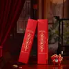2027 Couplet Publicitário Personalizado para o Ano do Carneiro, Edição Especial Couplet de Primavera em Caixa de Presente com Folha de Ouro, Pacote de Presente Personalizado com Caractere da Fortuna do Festival da Primavera com Impressão de Logo