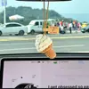 Llavero con un Racimo de Uvas, Accesorio Decorativo Hecho a Mano para Bolsos, Adorno para Espejo Retrovisor, Colgante Creativo Tejido para Coche