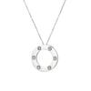Serie de Collares Geométricos Redondos de Zirconia de Venta Caliente Europea y Americana Transfronteriza para Hombres y Mujeres, Joyería de Gama Alta para Verano al por Mayor