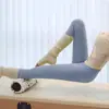Pantalones de Yoga para Entrenamiento de Pilates y Deportes de Gimnasio para Mujer Cintura Alta Control de Abdomen Levantamiento de Cadera Leggings Tiburón Ropa de Yoga para Correr