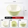 Vajilla de restaurante de comida rápida, juego de cuencos pequeños para platos, cuenco de melamina comercial estilo chino para arroz al vapor de autoservicio para comedores de fábrica, plato de comida rápida