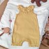 Ropa de bebé Niñas Chaleco con Cuello de Encaje Monos Cortos para Gateo de Bebé Niña