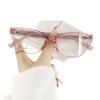 7008 nuevo espejo plano anti-luz azul transfronterizo armazón de gafas para miopía libro rojo moda net red con gafas de montura grande