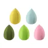 Esponja de Belleza Puff de Maquillaje Cojín Sin Látex Doble Uso para Seco y Húmedo Forma de Calabaza Gota de Agua Superficie Cortada Esponja de Maquillaje Polvo Fijador Base