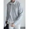 Chaqueta Sencilla para Hombre 2026 Primavera y Otoño Nueva Cremallera Abrigo Casual Estilo de Negocios Americano Chaqueta Ejecutiva Versátil