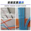 Abrazaderas/soportes de tubería de acero inoxidable 16, rompibles, abrazaderas de tubería engrosadas de 20 mm para decoración del hogar, abrazaderas de tubería de acero en forma de C para cableado de techo
