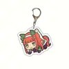 Personagem de Desenho Animado Mcqueen Corridas de Cavalos Anime Mercadoria Chaveiro de Acrílico Estilo 2D Tokai Teio Pingente de Mochila