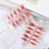 Unhas Usáveis, Unhas Pré-Fabricadas Semi-Acabadas, Arte de Unha Degradê Manchadada Feita à Mão, Pontas de Unha Coloridas, Unhas Postiças, Unhas Artificiais, Atacado de Fábrica