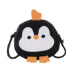 Bolsas 2025 Nuevo Lindo Dibujo Animado Conejo Panda Rojo Peluche Bolso Cruzado Mochila Escolar Estudiante Mochila Pequeña Infantil