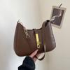 Bolso Sobaco Vertical Popular de Este Año para Mujer 2025 Verano Nuevo Moderno Versátil Moda Gran Capacidad Un Solo Hombro Bandolera