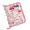 Bolsa de Armazenamento para Caderno de Teste de Gravidez A4 Organizador de Prontuário Médico A5 Livro de Armazenamento Porta-Cartas de Fã Cartão de Seguro Médico Atacado