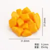 Accesorios de Rodajas de Fruta de Simulación Guayaba Fresa Casa de Muñecas Comida Miniatura Juego Hecho a Mano DIY Adornos de Resina Accesorios