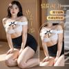 Lencería Sexy Femenina Deseo Puro Secretaria Uniforme Ol Traje Club Nocturno Juego de Roles Talla Grande No Necesidad de Quitarse el Traje 2470