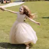 Nuevo Vestido Infantil Falda Tutú Frances Vestido de Princesa Veraniego Sin Espalda Vestido Transfronterizo para Niña de un Año