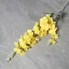 Delphinium Artificial de 2 Ramas con Acabado Afelpado, Delphinium Grande, Jacinto, Decoración para el Hogar, Accesorios para Fotografía de Bodas, Flores Artificiales al por Mayor