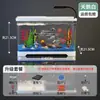 Aquário para sala de estar, aquário ecológico para peixes dourados de pequeno a médio porte, aquário para peixes tropicais, kit completo, sem necessidade de instalação, uso doméstico, aquário de fácil manutenção, atacado