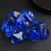 Al por mayor Azul Oscuro Vidriado Fusión a Alta Temperatura Piedra Vidrio Escenario Decorativo Difusor Piedra Adornos Manualidad
