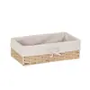 Cesta de Armazenamento de Rattan Organizador de Mesa para Lanches Cesta de Rattan Artigos Diversos Armazenamento de Lanches Cesta Trançada Caixa de Armazenamento