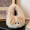 Cross2026 Chegada Nova Outono Celebridade da Internet Bolsa Fofa de Grande Capacidade High-End Desenho Animado Japonês Bolsa Macia Fofa de Pelúcia